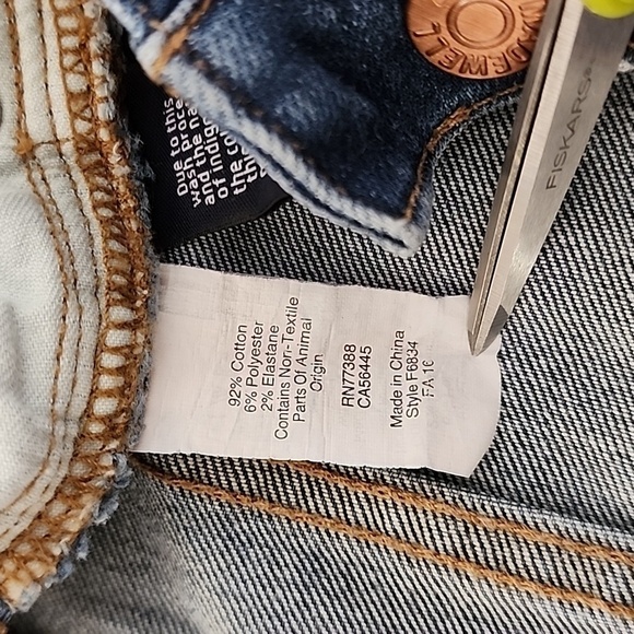 Madewell x Sezane 9" High Riser Skinny Crop Jeans With Zipper Detail Size 29 - Picture 16 of 16